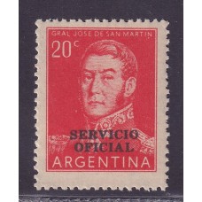 ARGENTINA SERVICIO OFICIAL GJ 703 ESTAMPILLA NUEVA MINT U$ 0,90